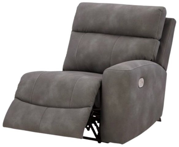 Signature Design by Ashley® Next-Gen DuraPella 4-Piece Slate Power Reclining L-Shape Sectional-4