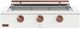Caliber™ Rockwell Social 3-Burner Matte White Built-In Natural Gas Grill with Copper Hardware-0