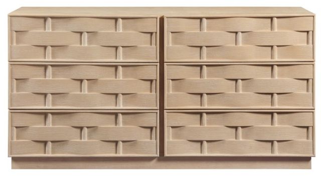 Meridian Furniture Weave Natural Dresser-1