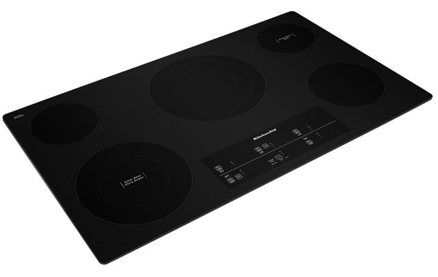 KitchenAid® 36" Black Electric Cooktop-1