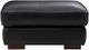 Leather Italia™ Georgetowne Luca Black Split Ottoman-0