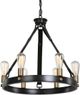 Uttermost Marlow 6 Light Antique Bronze Chandelier-0