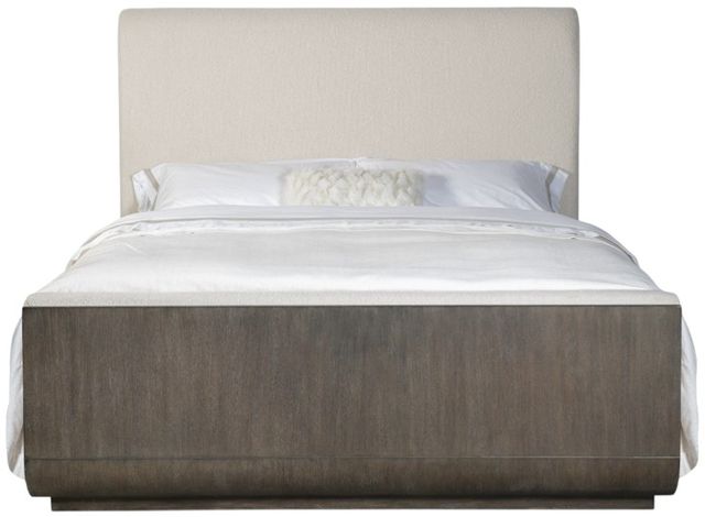 Hooker® Furniture Modern Mood Mink/Inverness Natural Queen Upholstered Panel Bed-2