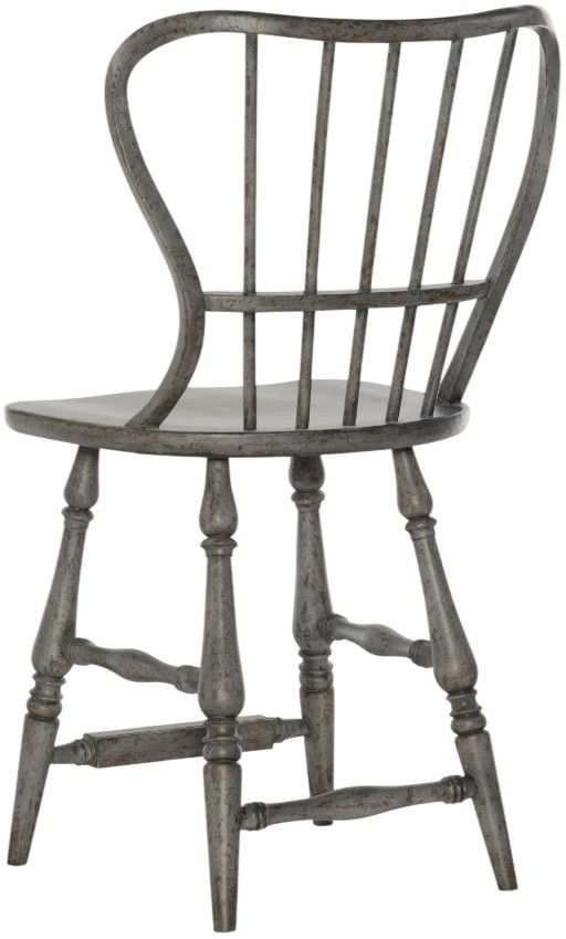 Hooker® Furniture Ciao Bella Speckled Gray Spindle Back Counter Stool-2
