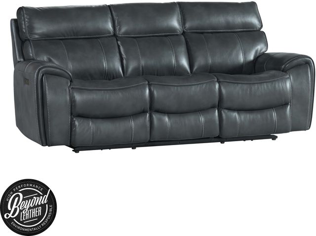 Intercon Silhouette Bolero Slate Dual-Power Sofa-1