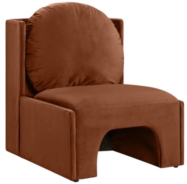 Meridian Furniture Sigma Cognac Upholstered Accent Chair-0
