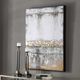 Uttermost® The Wall White Abstract Art-3