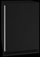 U-Line® Black Solid 24" Compact Refrigerator-Freezer-0