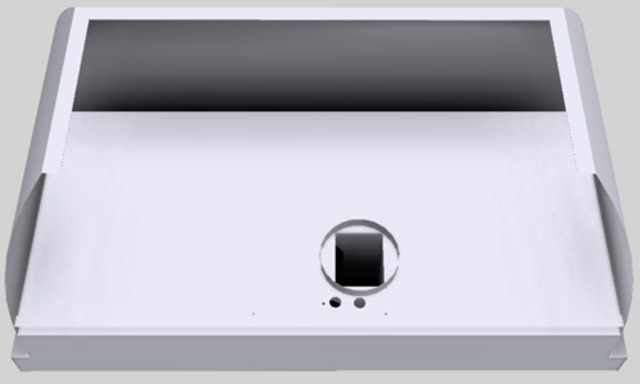 Vent-A-Hood® Designer Series 48" White Wall Mounted Range Hood-2