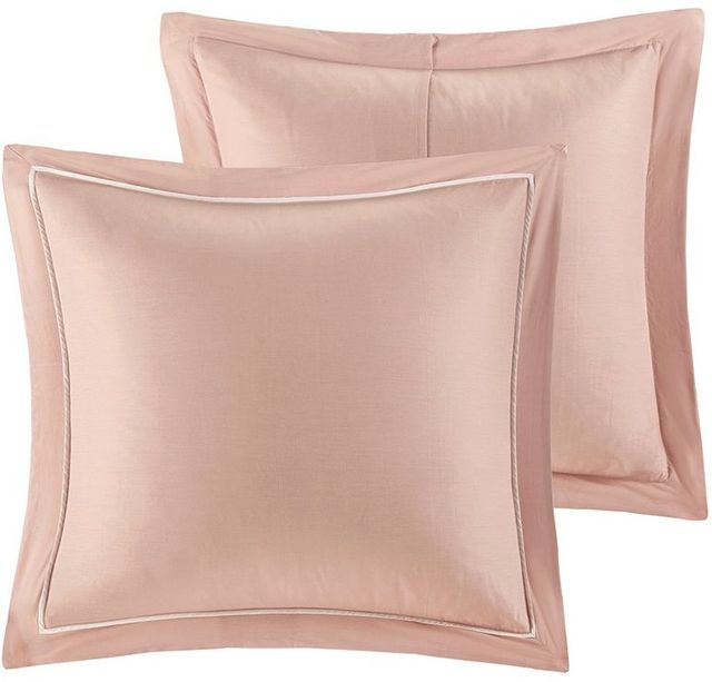Olliix by Madison Park 9 Piece Blush King Dawn Cotton Percale Duvet Cover Set-3