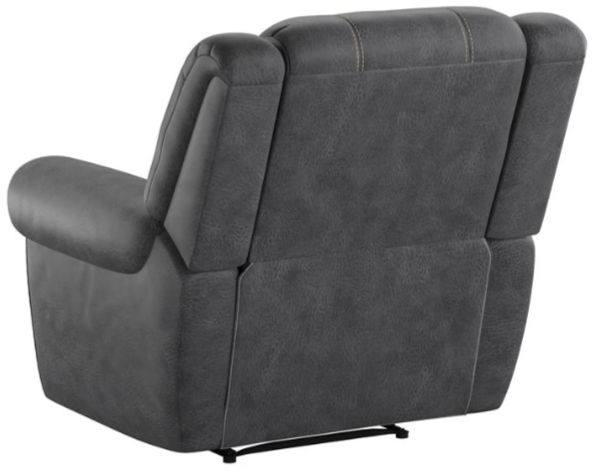 Emerald Home Baldwin Slate Gray Manual Recliner-4