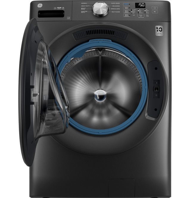 GE® 4.6 Cu. Ft. Carbon Graphite ENERGY STAR®  Front Load Washer UltraFresh Vent System with OdorBlock™ -3