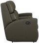 Flexsteel® Catalina Dark Brown Reclining Loveseat with Console-2