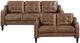 Homelegance® Mallory 2-Piece Brown Living Room Seating Set-0