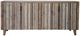 International Furniture Direct Tiza Blue/Brown Console-3