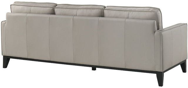New Classic® Home Furnishings Aaron Leather Mist Gray Sofa-4