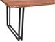 Porter International Designs Manzanita Harvest 82" Dining Table with Black Double U Base-3
