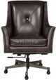 Fairfield® Wriggly Black Nickel/Coffee Office Swivel Chair-1