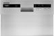 Whirlpool® 18" Monochromatic Stainless Steel Front Control Built In Dishwasher-1