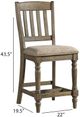 Intercon Balboa Park Brown/Roasted Oak Slat Counter Stool-2