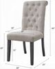 ACME Furniture Yabeina 2-Piece Beige/Gray Side Chair Set-2