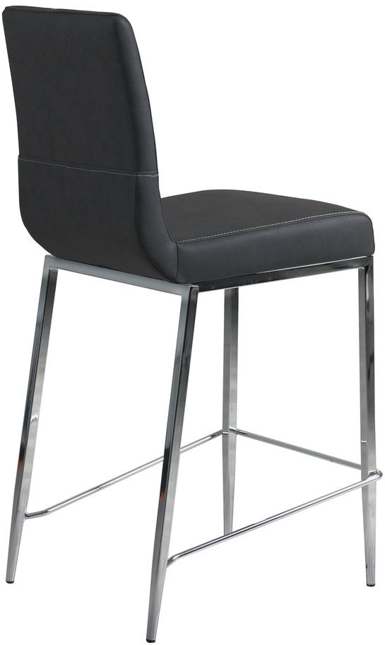 Mazin Furniture Latte Black Counter-Height Chair-1