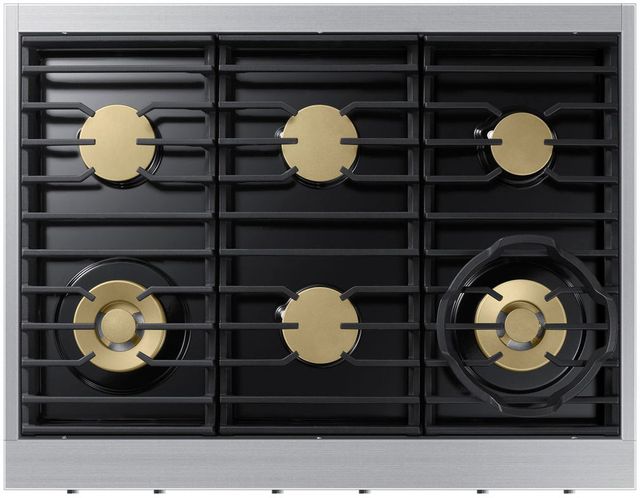 Dacor® Transitional 48" Silver Stainless Natural Gas Rangetop-2