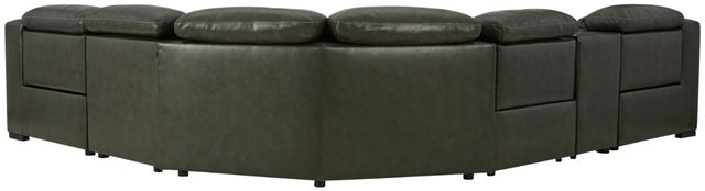 Signature Design by Ashley® Center Line 6-Piece Dark Gray Power Reclining Sectional-1