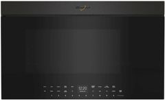 Whirlpool® 1.1 Cu. Ft. Black Stainless Over The Range Microwave