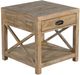 American Wholesale Furniture Durango Weathered Brown End Table-0