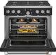 Café™ 36" Matte Black Pro Style Gas Range-2