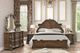 Furniture of America® Leovanni 4-Piece Dark Brown Traditional Queen Bedroom Set-2