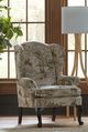 Best® Home Furnishings Customizable Sylvia Dark Walnut 31'' Wing Back Chair-4