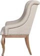 Coaster® Brockway 2-Piece Cream/Barley Brown Arm Chairs-2