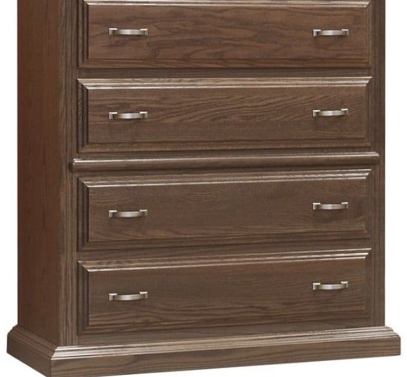 Wolfcraft Furniture McKinley Brown 5-Drawer Chest-1