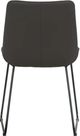 Moe's Home Collection Villa 2-Piece Black Dining Side Chair Set-2