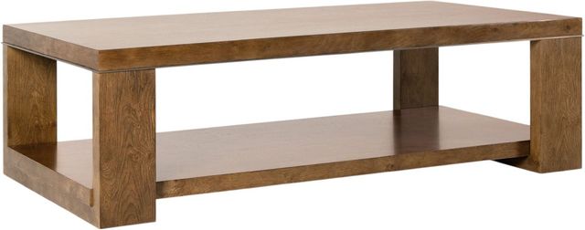 Hooker® Furniture Melange Mulholland Golden Brown Rectangle Cocktail Table-0