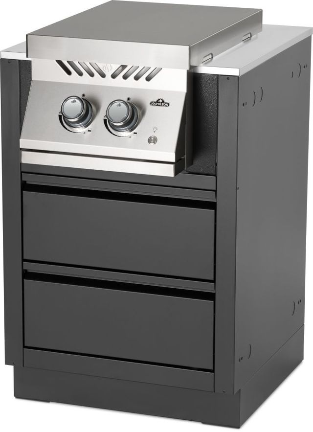 Napoleon OASIS® 24" x 24" Stainless Steel Countertop with 12" Burner Cutout-4