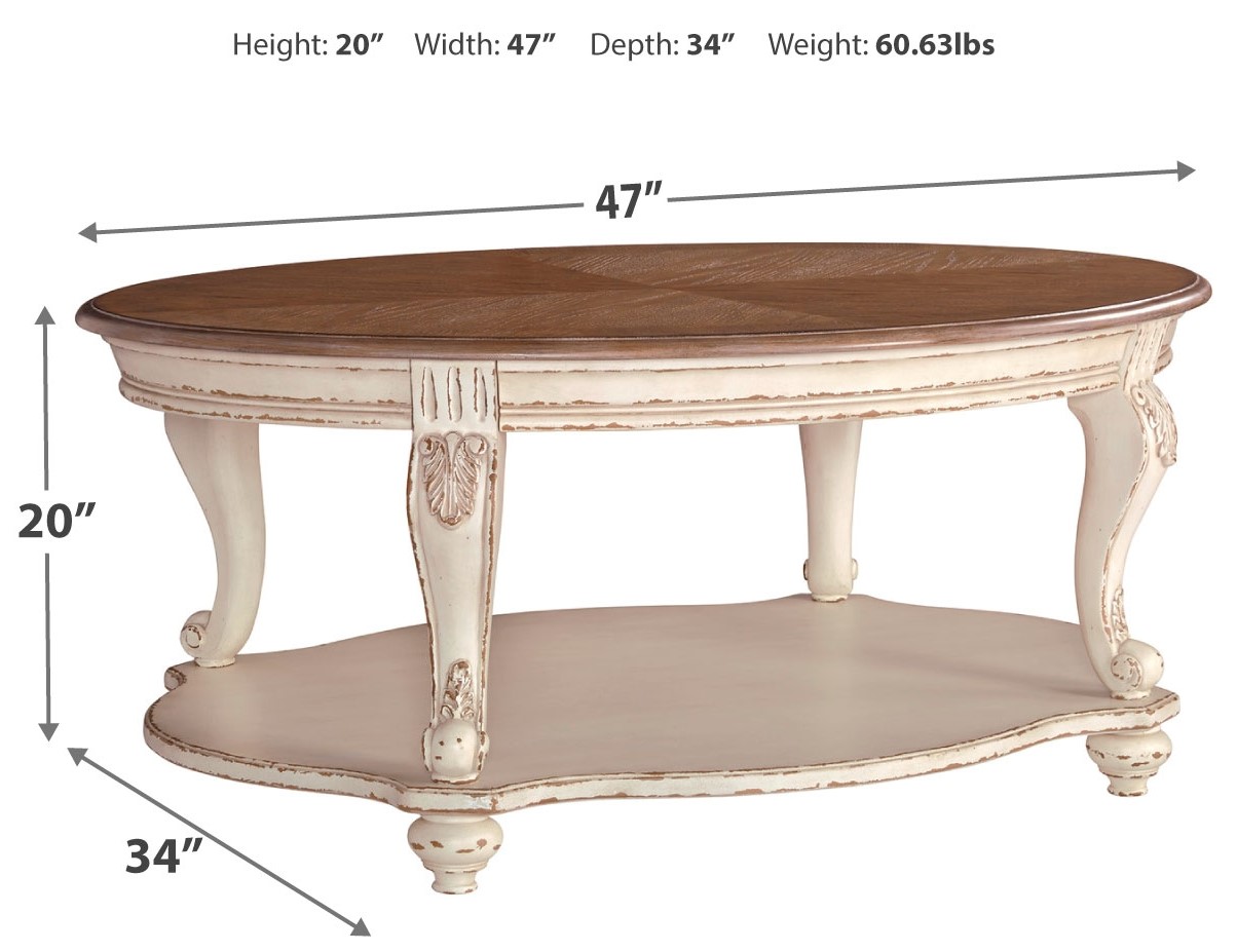 Signature design by ashley coffee table discount