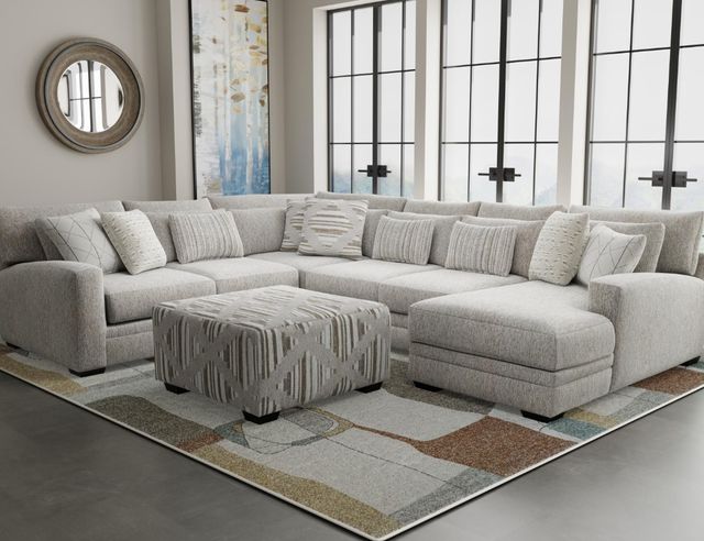 Corinthian Furniture Brighton 4-Piece Wheat U-Shape Chaise Sectional-1