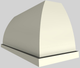 Vent-A-Hood® Designer Series 66" Biscuit Wall Mounted Range Hood-4