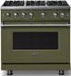Viking® 5 Series 36" Martini Pro Style Gas (LP) Range with Polished Chrome Trim-0