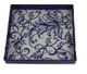 A & B Home 2-Piece Blue/White Decorative Trays-2
