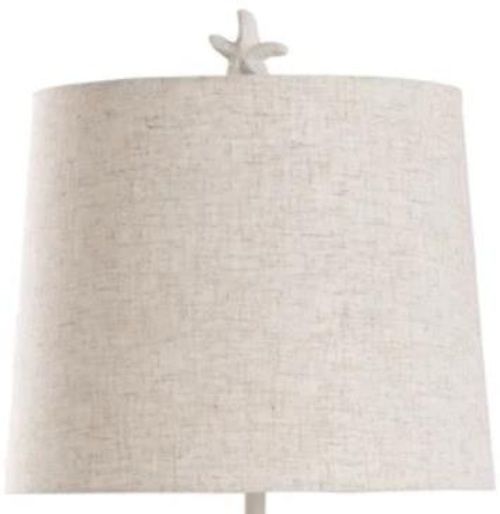 Stylecraft Light Gray/Off-White Table Lamp -1
