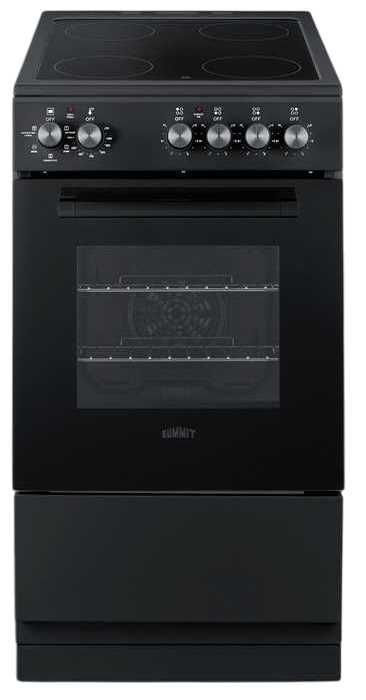 Summit® 20" Black Slide-In Electric Range-1