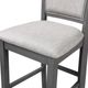 New Classic® Home Furnishings Amy 2-Piece Gray Counter Stool-5