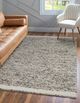 KAS Rugs Darcy Ivory Espresso 8'x10' Area Rug-3