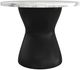 Caracole® Kelly Hoppen Jose White Top Dining Table with Matte Black Base-1