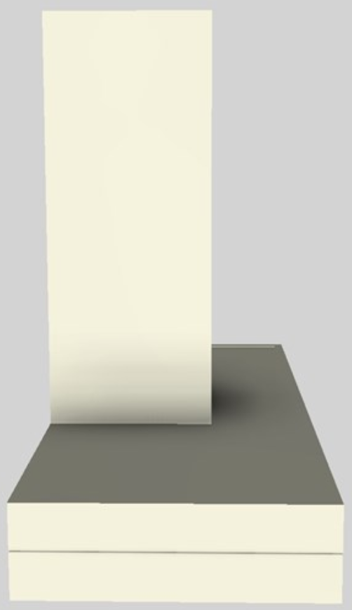 Vent-A-Hood® K Series 42" Biscuit Contemporary Wall Mounted Range Hood-1