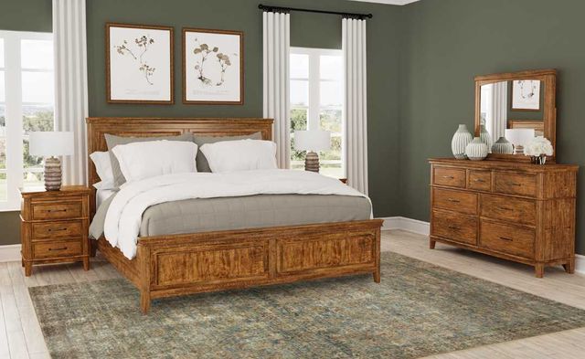 A-America® Bandalier Russet King Panel Bed-2